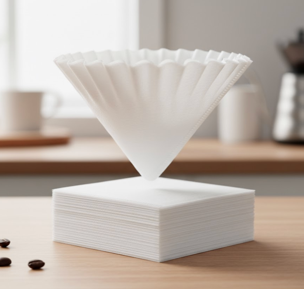 BrewPure Natural V-Cone Coffee Filters (100 Pack)